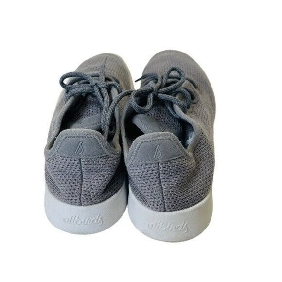 ALLBIRDS Women’s Tree Runners Gray Mist White Sole Size 10 - Picture 6 of 9